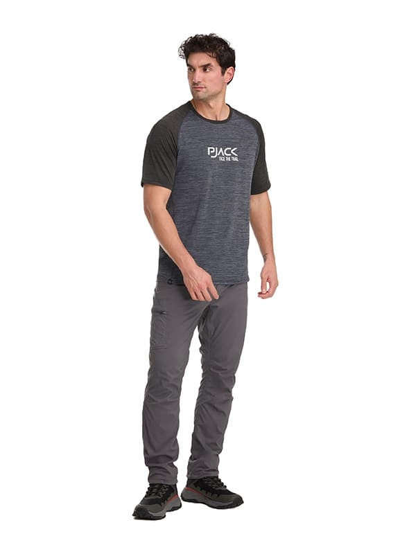 POLERA OUTDOOR Y CASUAL HOMBRE PJACK - K851 | GRIS - 6