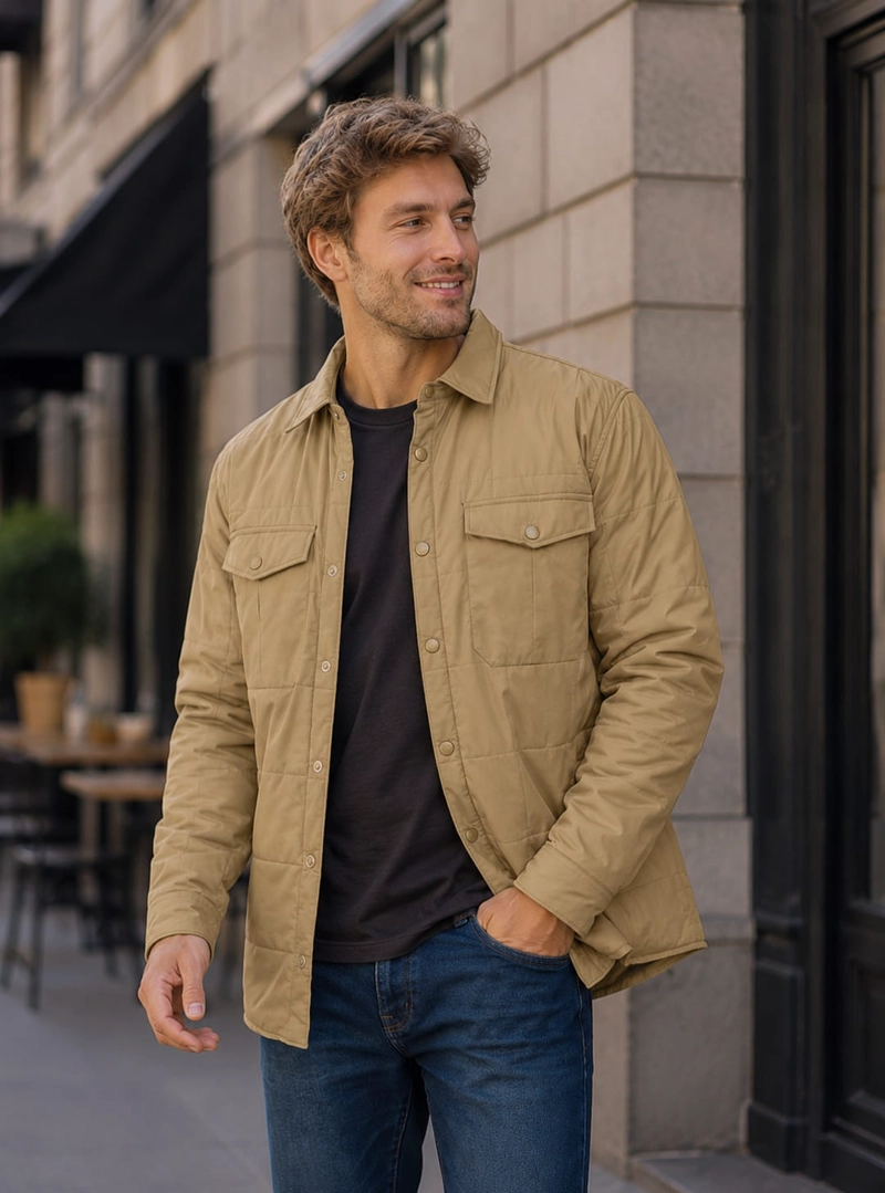 CHAQUETA WATER REPELENT ACOLCHADA HOMBRE PANAMA JACK - G954 - 1