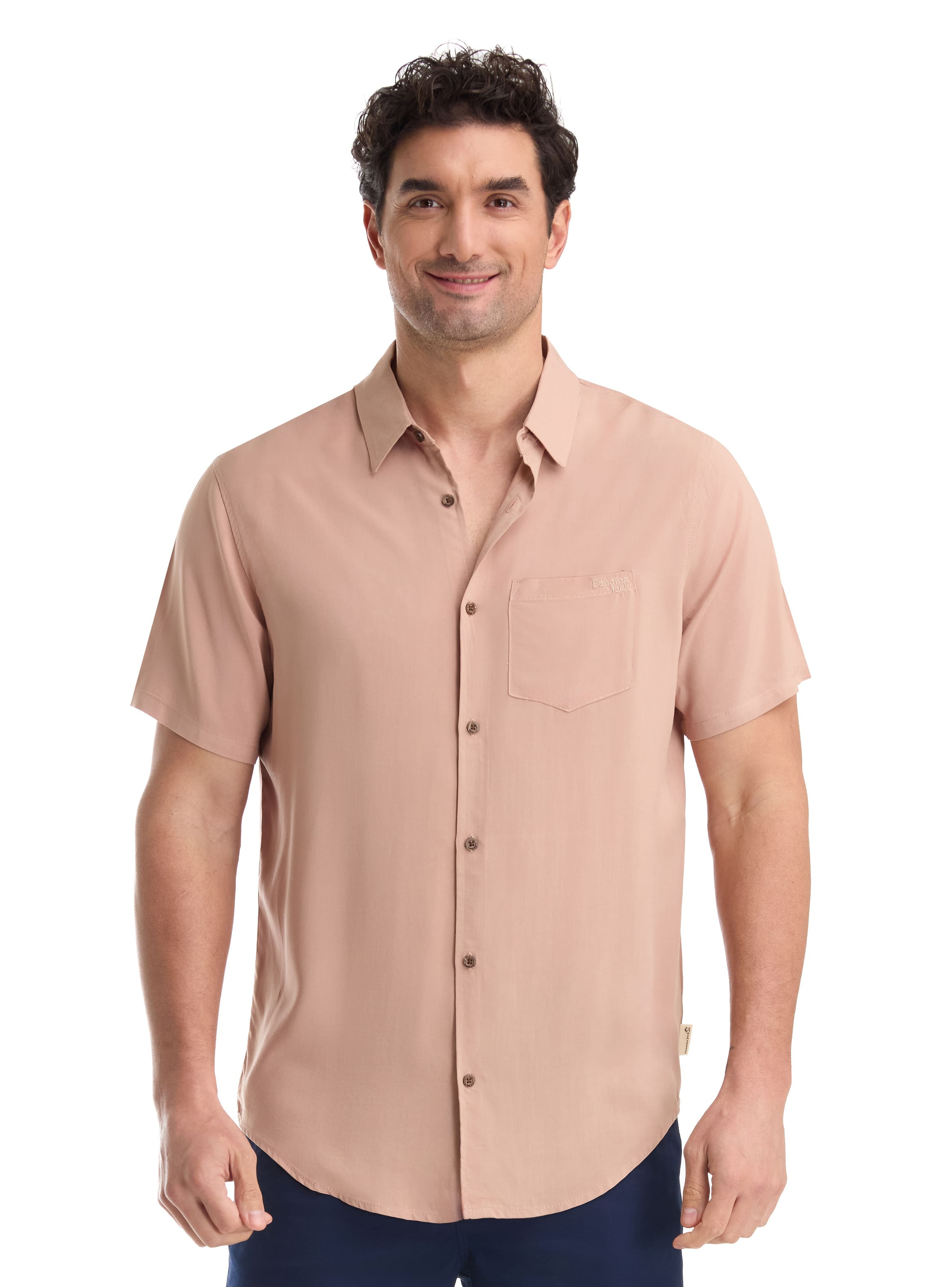 CAMISA CASUAL HOMBRE PANAMA JACK - K863 | ROSADO - 1