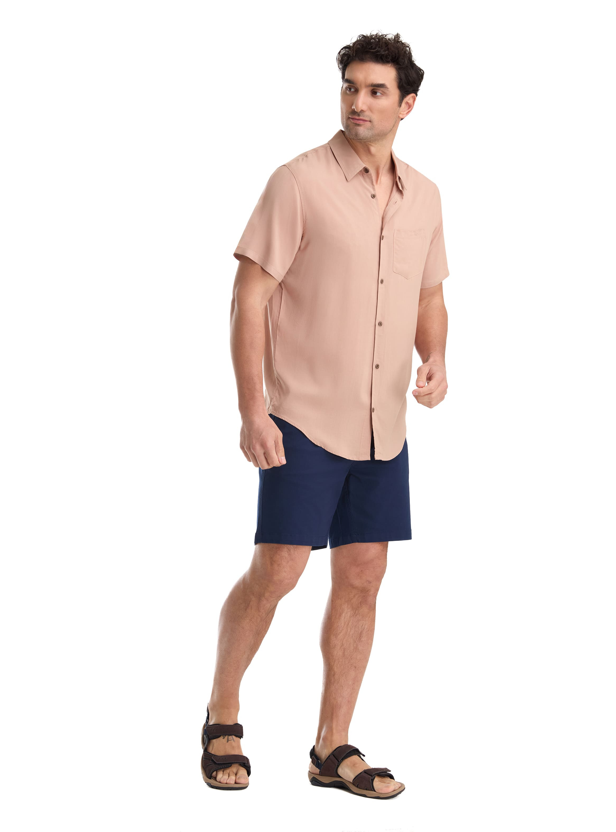 CAMISA CASUAL HOMBRE PANAMA JACK - K863 | ROSADO - 6