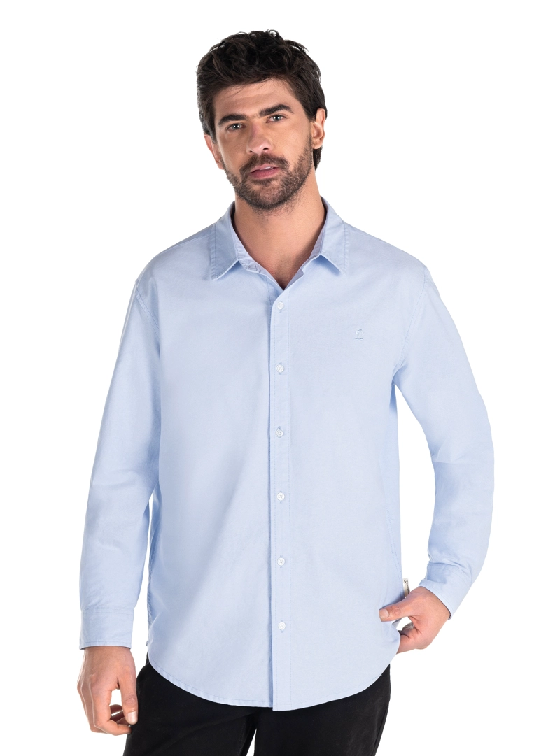 CAMISA HOMBRE OXFORD PANAMA JACK - PJH005M | CELESTE - 1