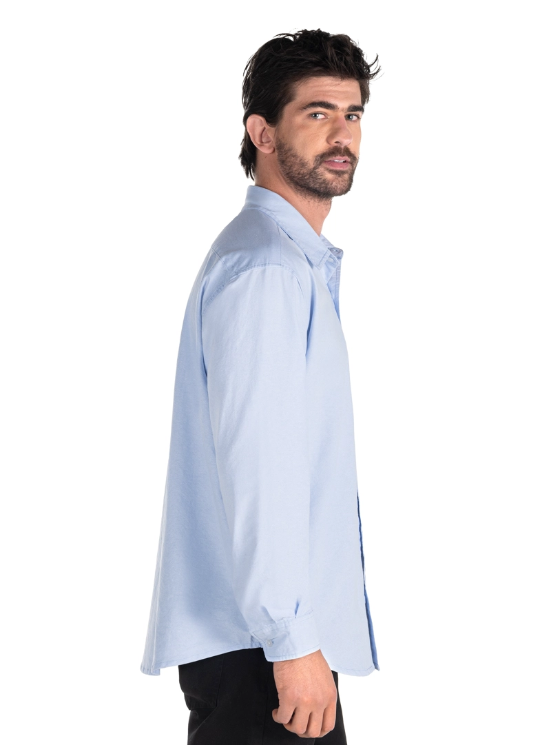 CAMISA HOMBRE OXFORD PANAMA JACK - PJH005M | CELESTE - 3