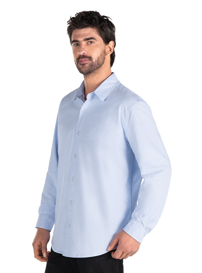 CAMISA HOMBRE OXFORD PANAMA JACK - PJH005M | CELESTE - 4