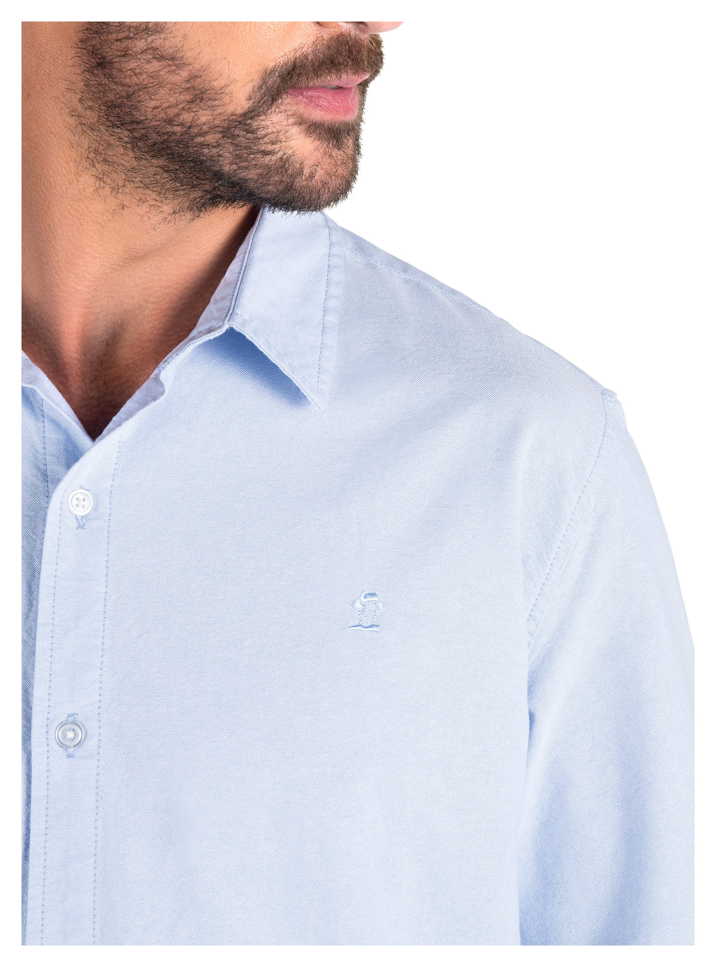 CAMISA HOMBRE OXFORD PANAMA JACK - PJH005M | CELESTE - 5