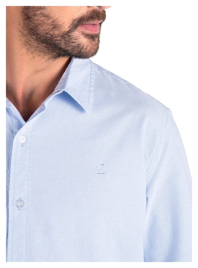 CAMISA HOMBRE OXFORD PANAMA JACK - PJH005M | CELESTE - 5