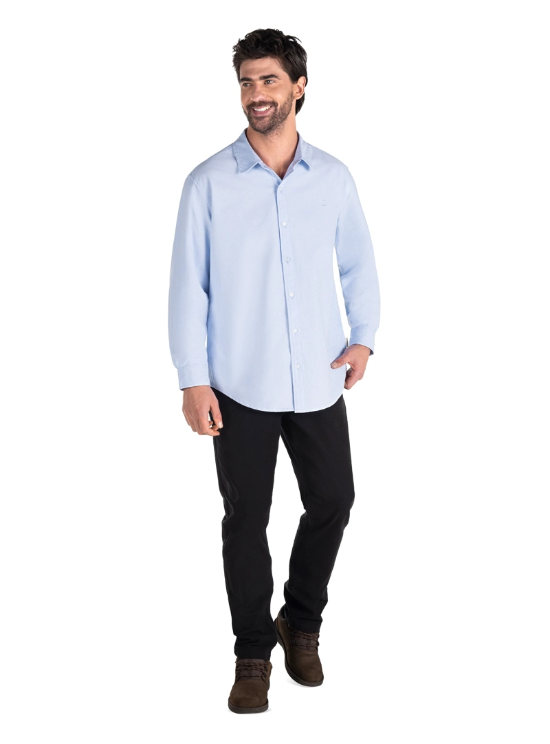 CAMISA HOMBRE OXFORD PANAMA JACK - PJH005M | CELESTE - 7