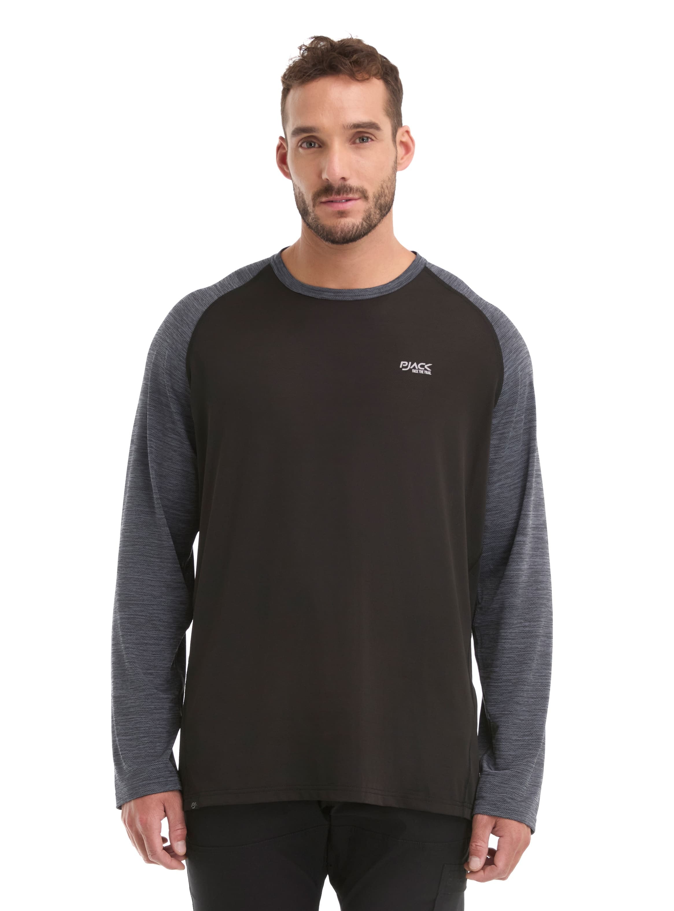 PANAMA JACK POLERA HOMBRE MANGA LARGA DRY FIT PANAMA JACK - L978 | NEGRO
