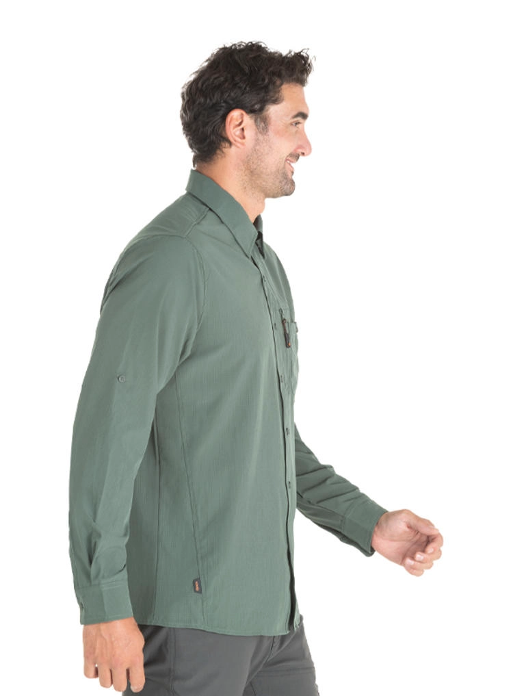 CAMISA HOMBRE OUTDOOR PJACK - J929 | VERDE - 2