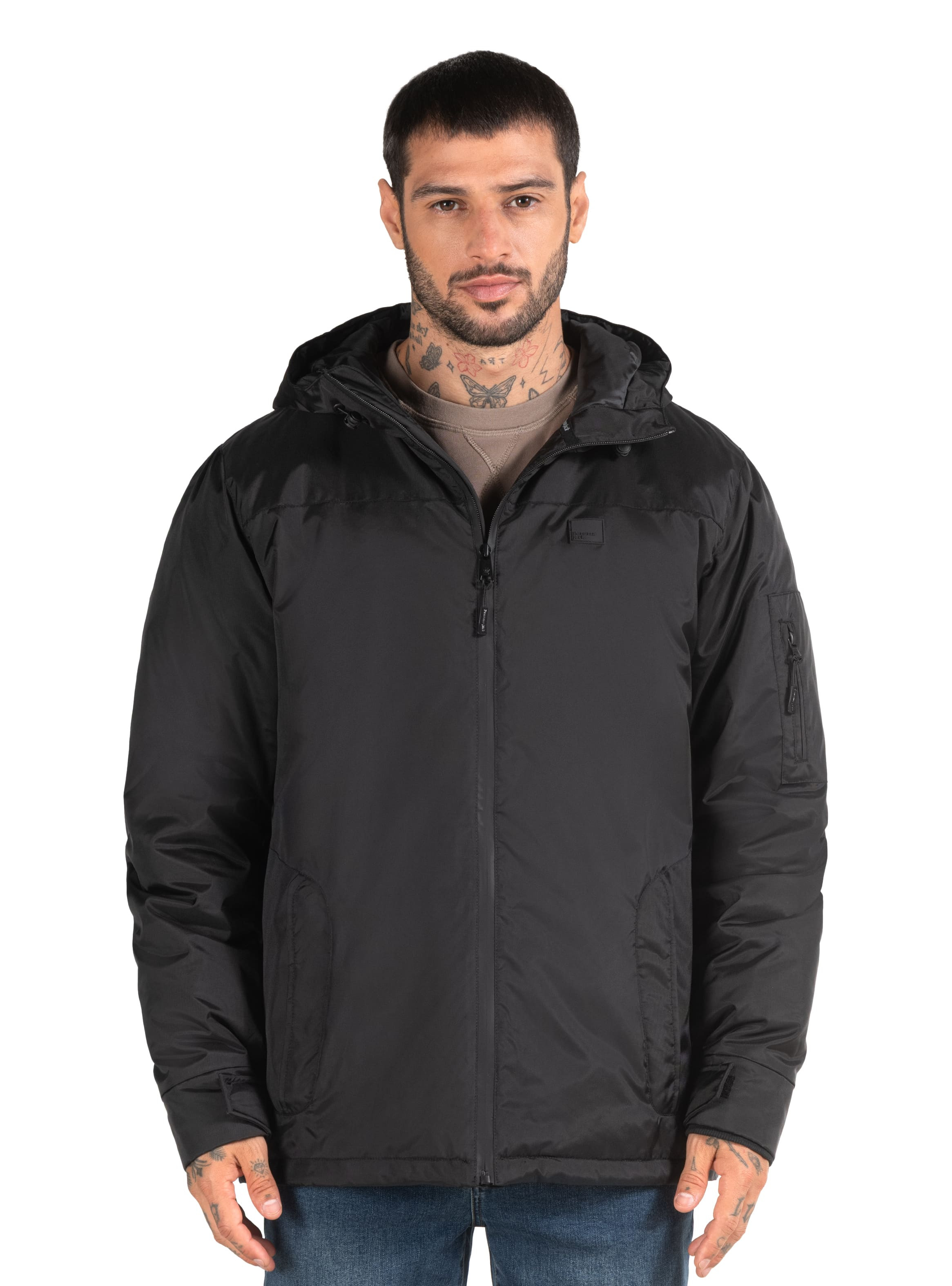 PARKA HOMBRE IMPERMEABLE OUTDOOR PANAMA JACK - L975 | NEGRO - 1