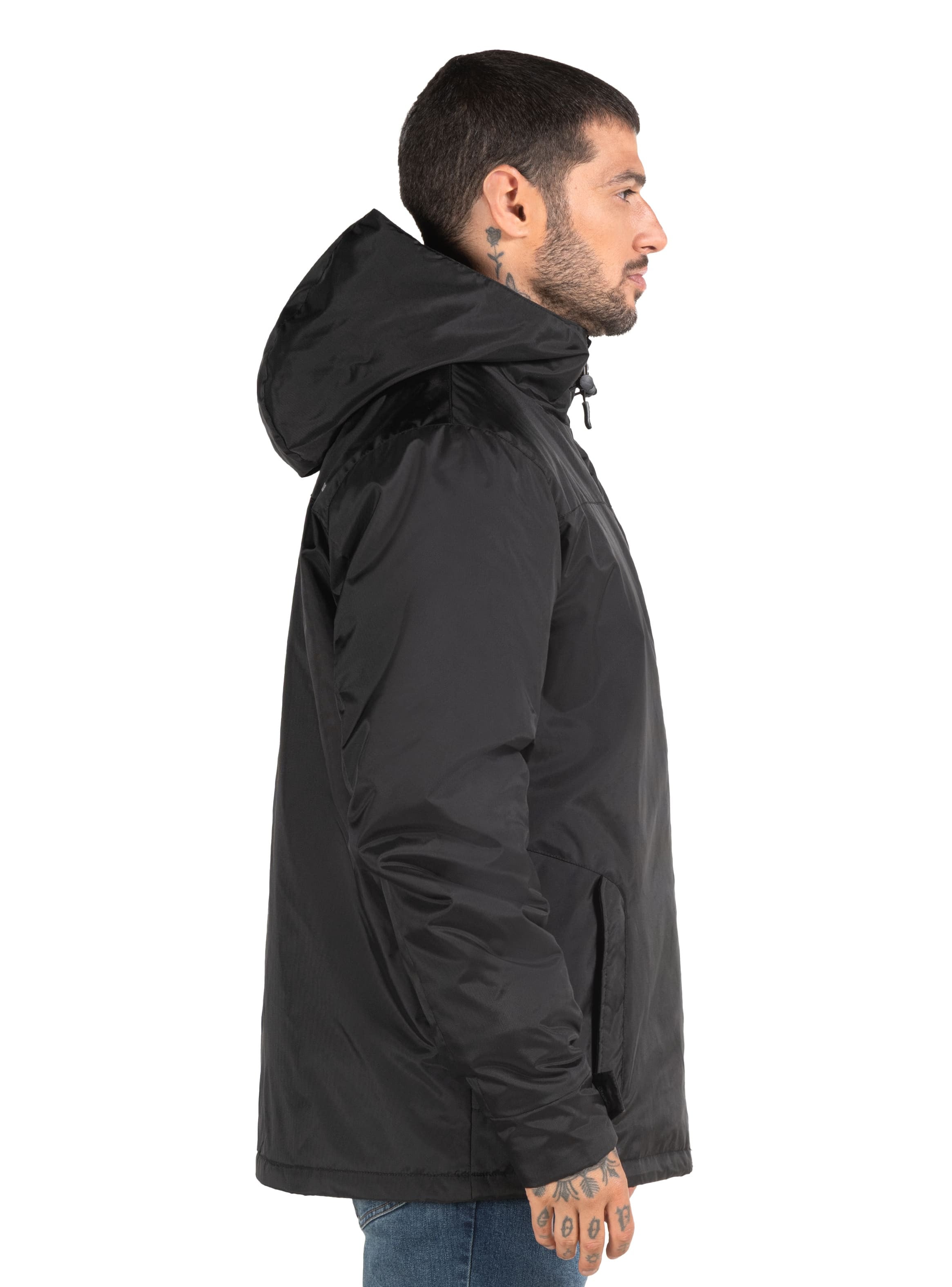 PARKA HOMBRE IMPERMEABLE OUTDOOR PANAMA JACK - L975 | NEGRO - 3
