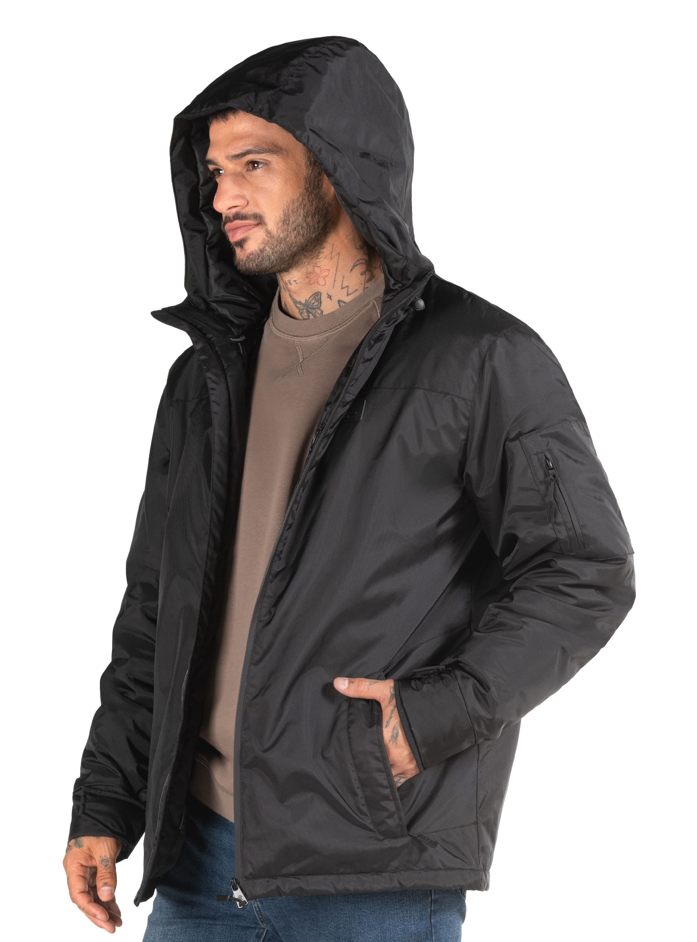 PARKA HOMBRE IMPERMEABLE OUTDOOR PANAMA JACK - L975 | NEGRO - 4