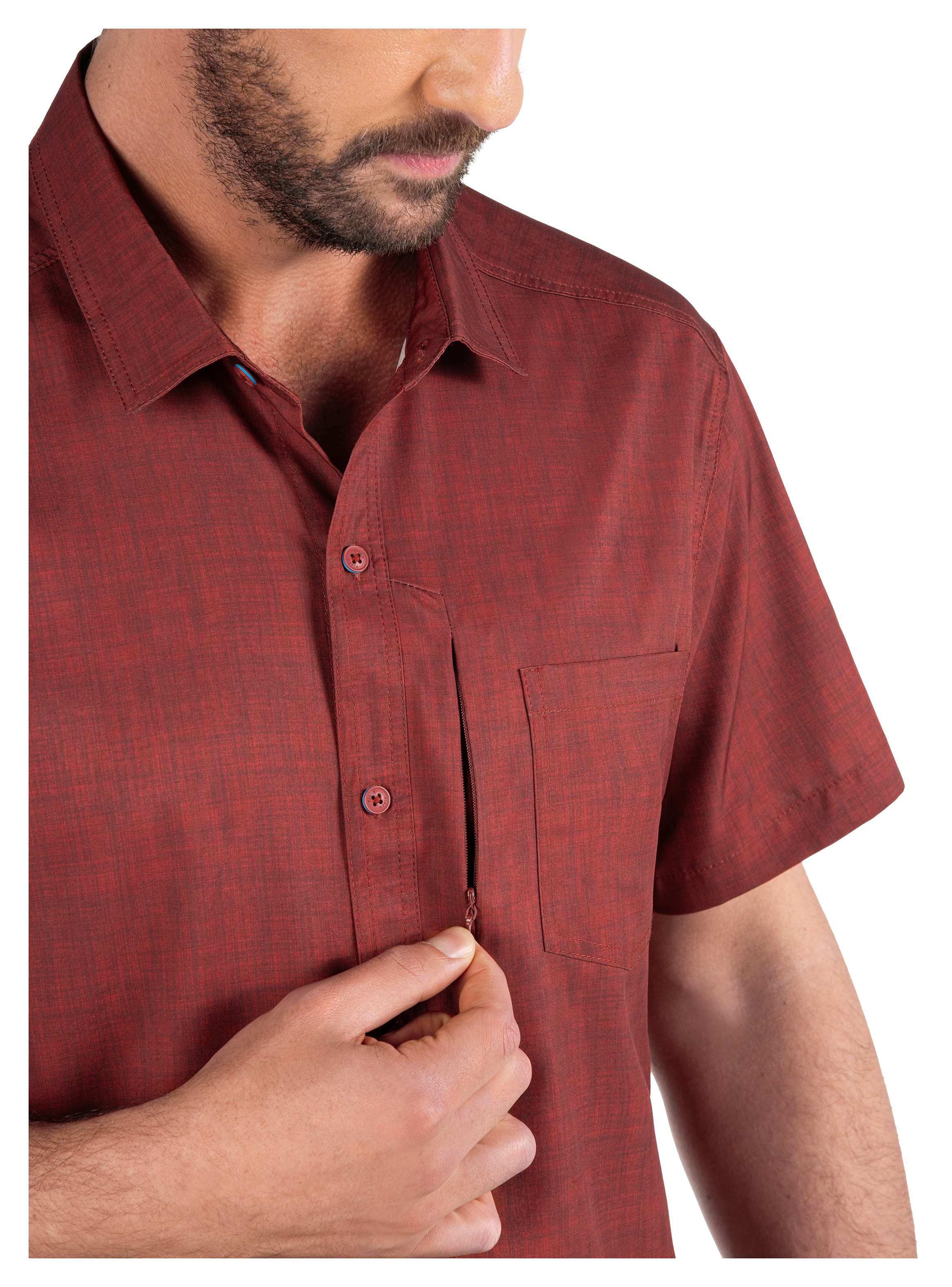 CAMISA OUTDOOR HOMBRE PJACK - PAH002M | NARANJA - 5