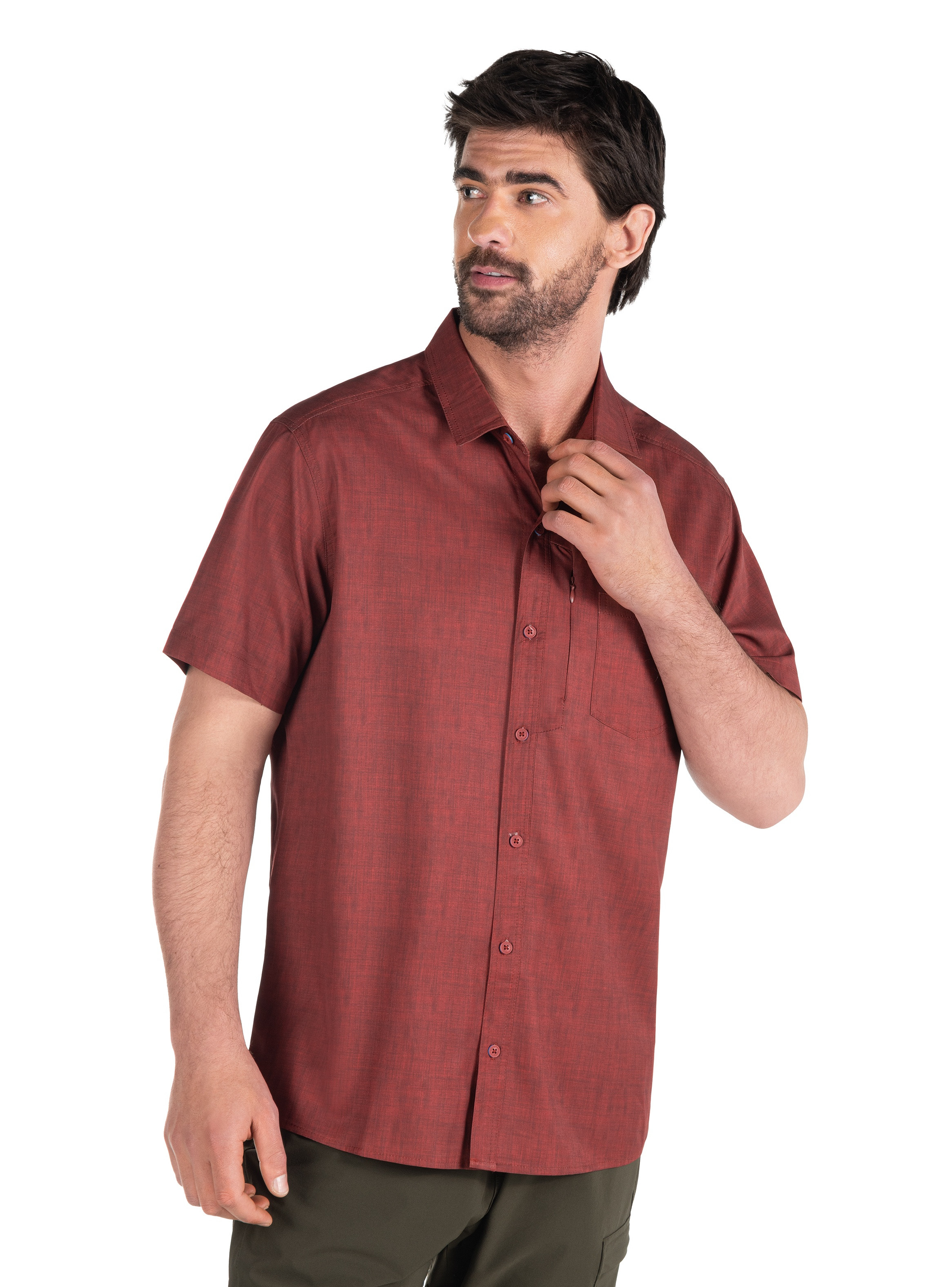 CAMISA OUTDOOR HOMBRE PJACK - PAH002M | NARANJA - 9