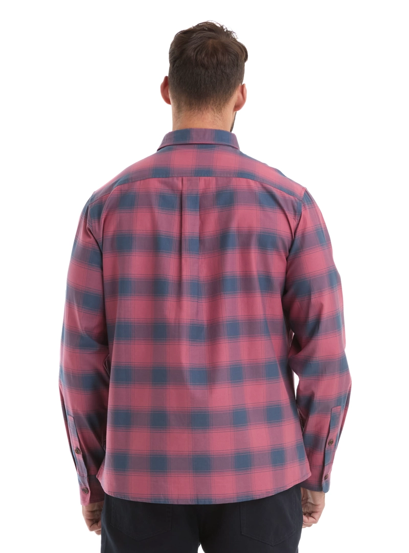 CAMISA HOMBRE ESCOCESA LIVIANA CASUAL PANAMA JACK - L964 | ROSA - 9