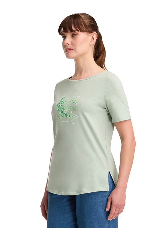 POLERA MUJER ESTAMPADO ALGODON PANAMA JACK - K842 | VERDE - 5