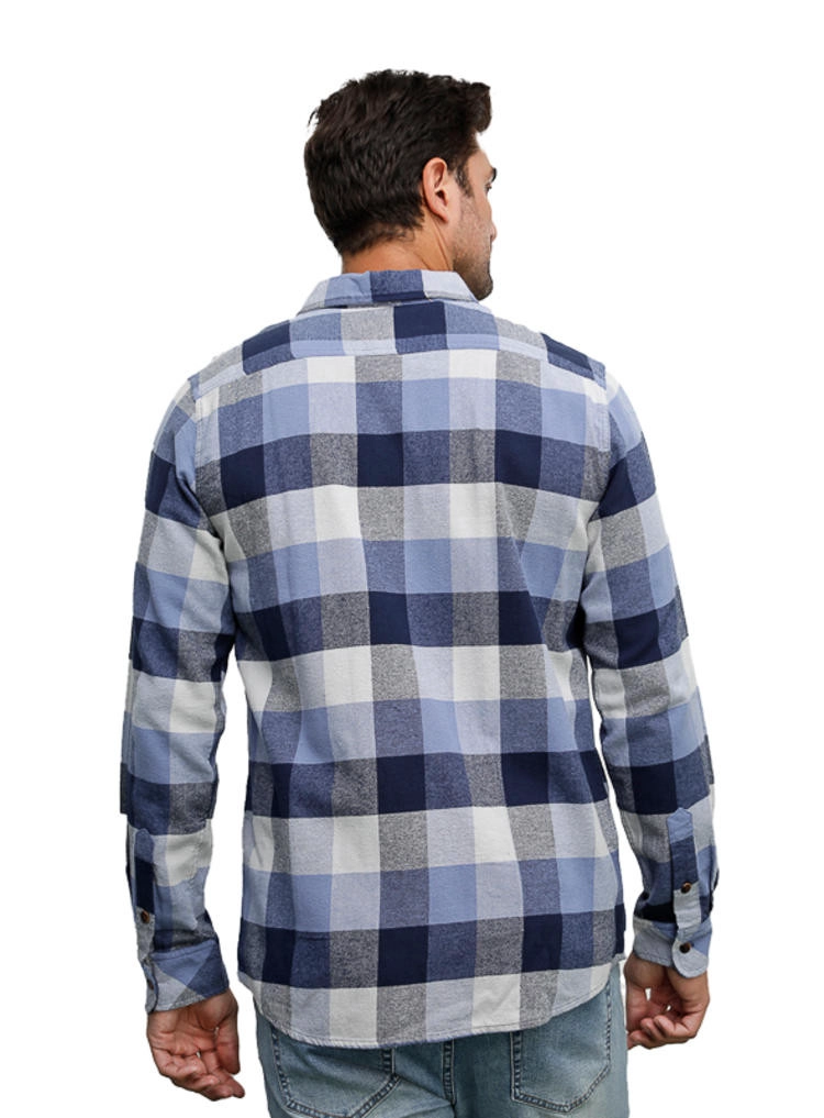 CAMISA HOMBRE TIPO LEÑADORA PANAMA JACK - H941 | AZUL - 3
