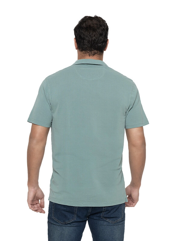 POLERA HOMBRE CASUAL MANGA CORTA PANAMA JACK - I966 | VERDE CLARO - 3