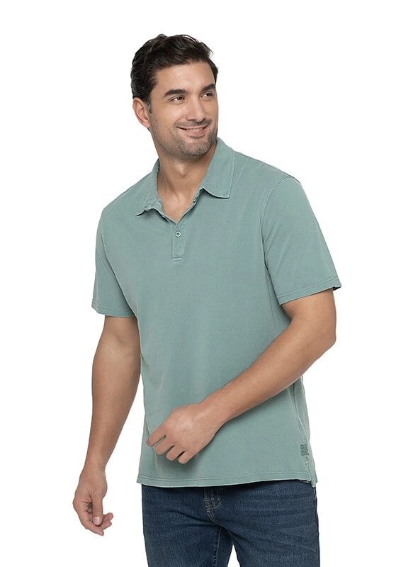 POLERA HOMBRE CASUAL MANGA CORTA PANAMA JACK - I966 | VERDE CLARO - 5