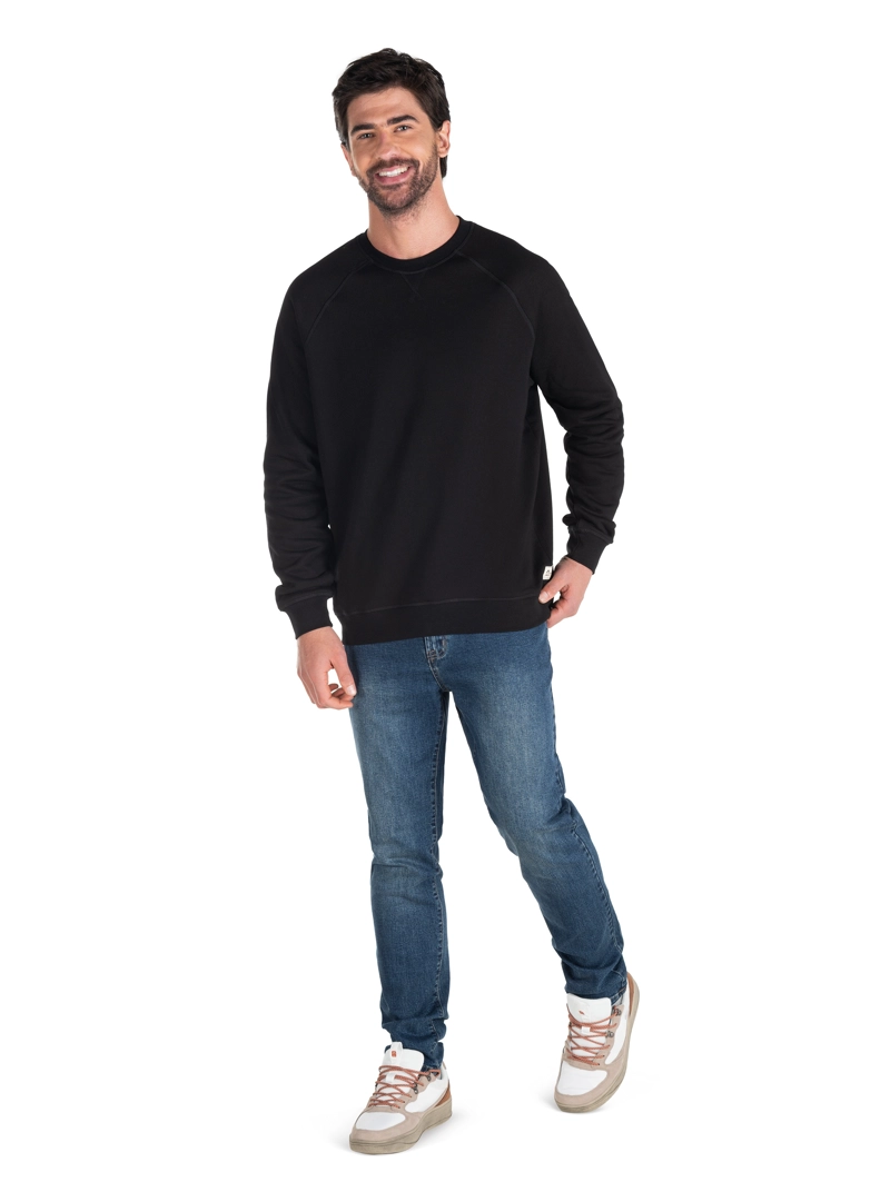 POLERON HOMBRE ALGODON PANAMA JACK - PJH006M | NEGRO - 9
