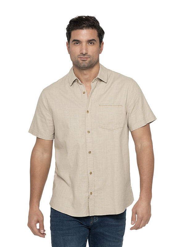 CAMISA CASUAL HOMBRE PANAMA JACK - I962 | BEIGE - 1