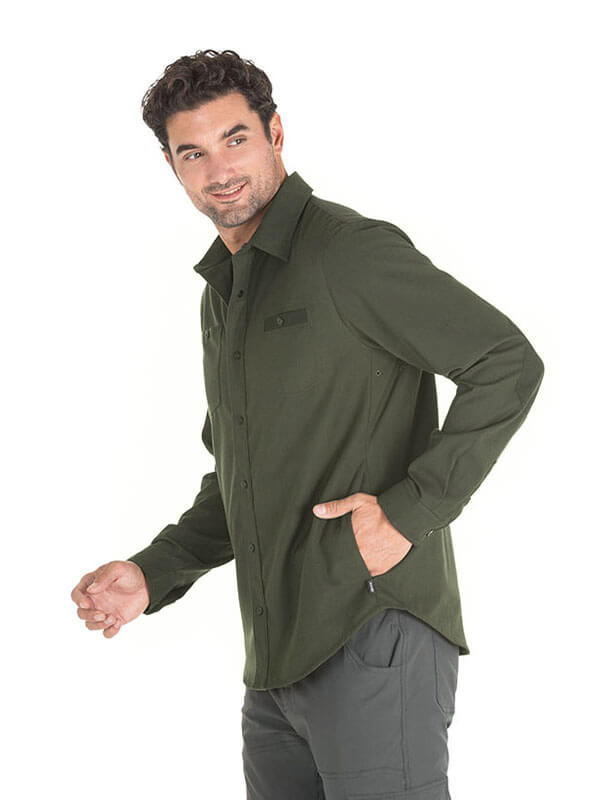 SOBRECAMISA OUTDOOR HOMBRE PJACK - J930 | VERDE - 4