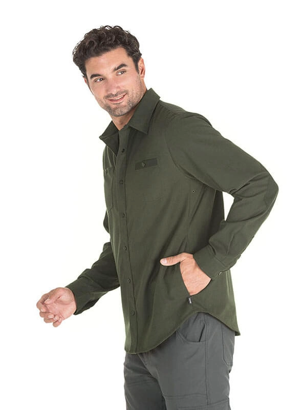 SOBRECAMISA OUTDOOR HOMBRE PJACK - J930 | VERDE - 4