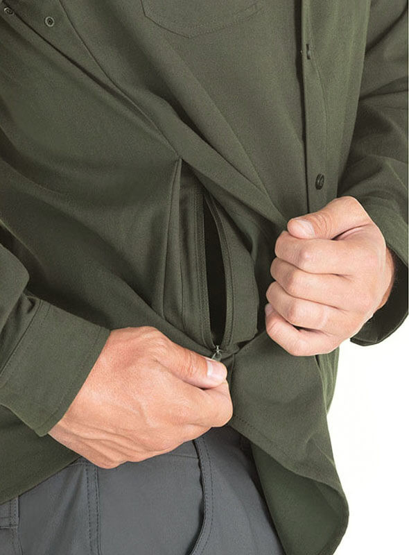 SOBRECAMISA OUTDOOR HOMBRE PJACK - J930 | VERDE - 5