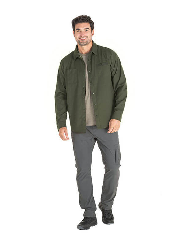 SOBRECAMISA OUTDOOR HOMBRE PJACK - J930 | VERDE - 6