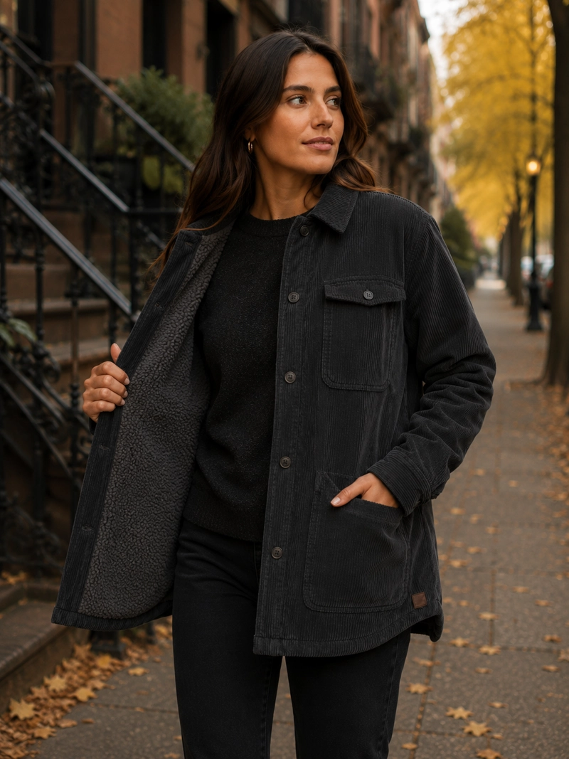 CHAQUETA MUJER COTELE  CHIPORRO PANAMA JACK - L984 | GRIS - 1