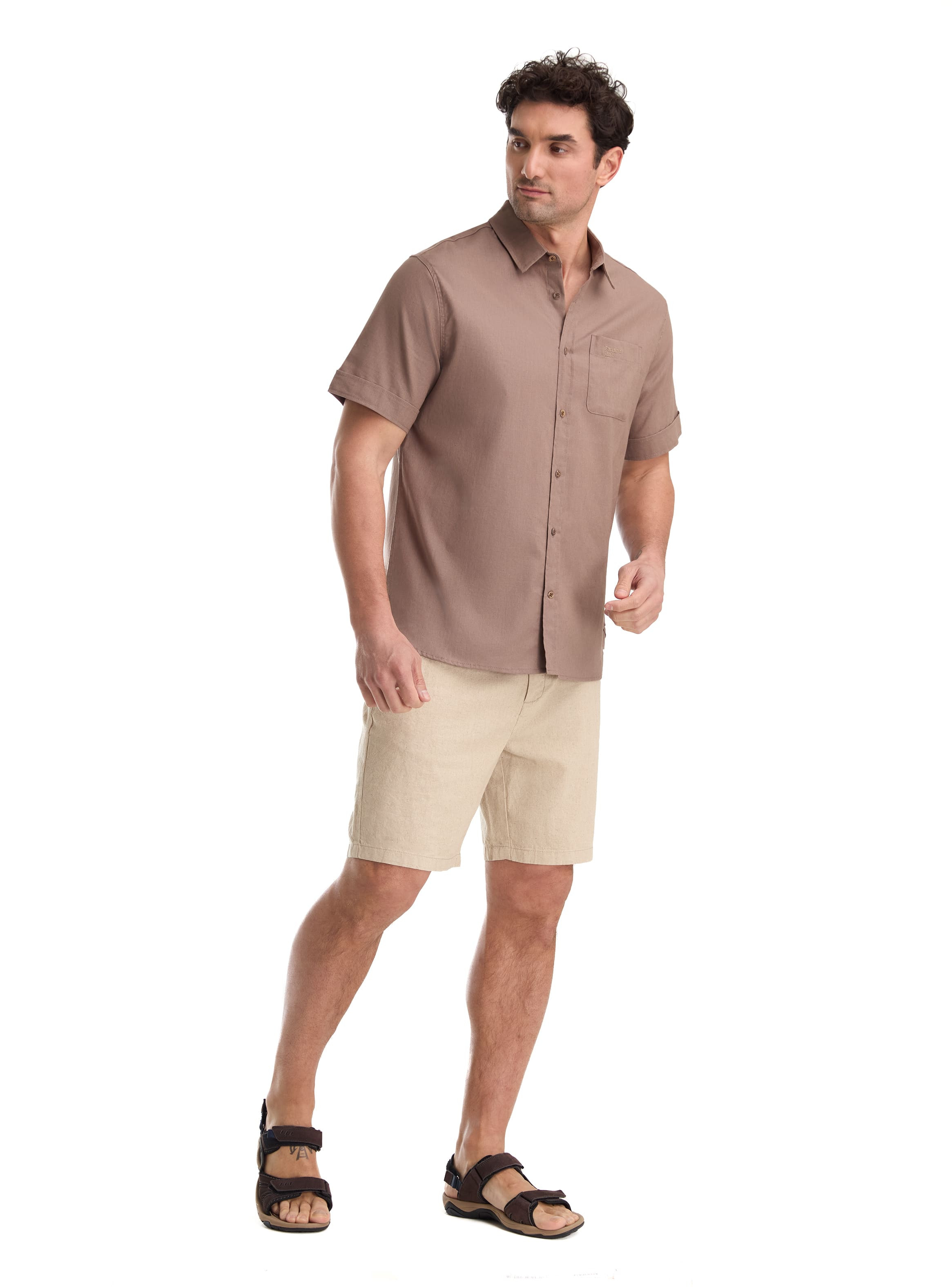 CAMISA CASUAL HOMBRE PANAMA JACK - K864 | MARRON - 5