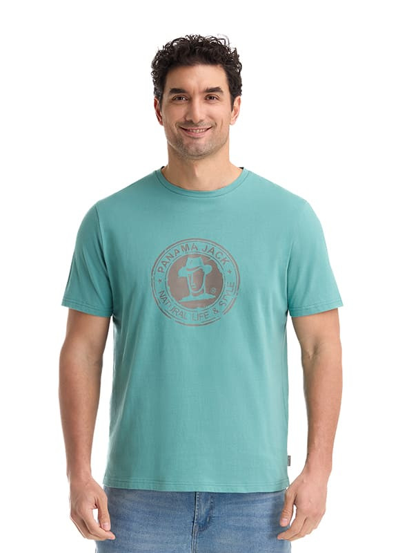 POLERA CASUAL HOMBRE PANAMA JACK - K857 | AZUL CLARO - 1