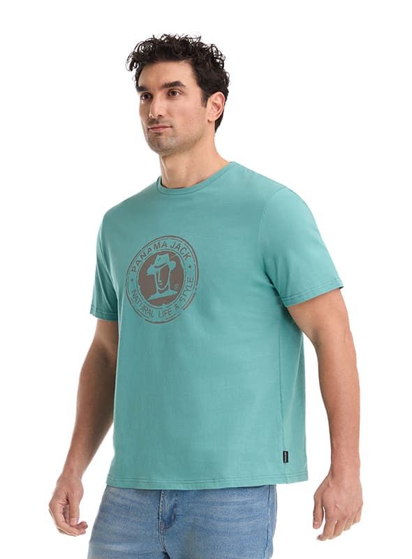 POLERA CASUAL HOMBRE PANAMA JACK - K857 | AZUL CLARO - 4