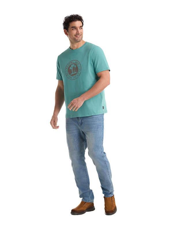 POLERA CASUAL HOMBRE PANAMA JACK - K857 | AZUL CLARO - 5