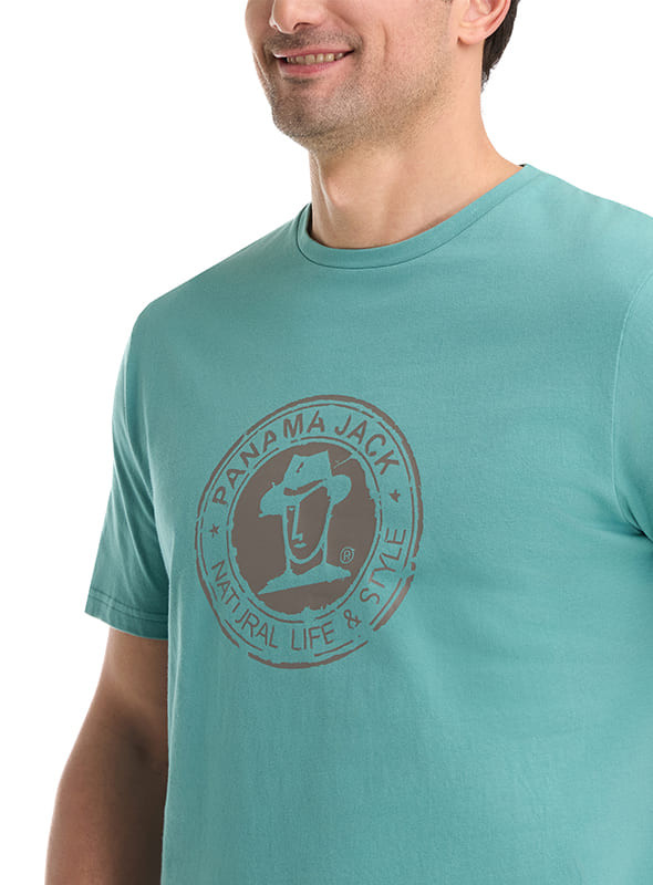 POLERA CASUAL HOMBRE PANAMA JACK - K857 | AZUL CLARO - 6