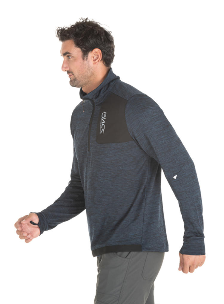 POLERON OUTDOOR Y CASUAL HOMBRE PJACK - J931 | AZUL - 4