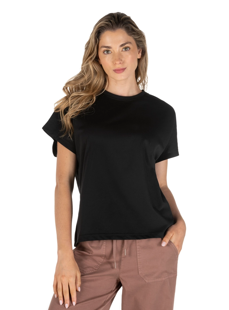 POLERA MUJER MANGA OVERSIZE PANAMA JACK - PJM002M | NEGRO - 2