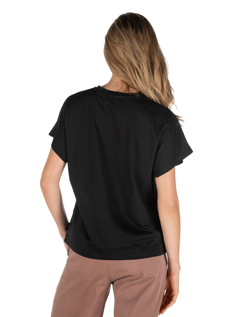 POLERA MUJER MANGA OVERSIZE PANAMA JACK - PJM002M | NEGRO - 3