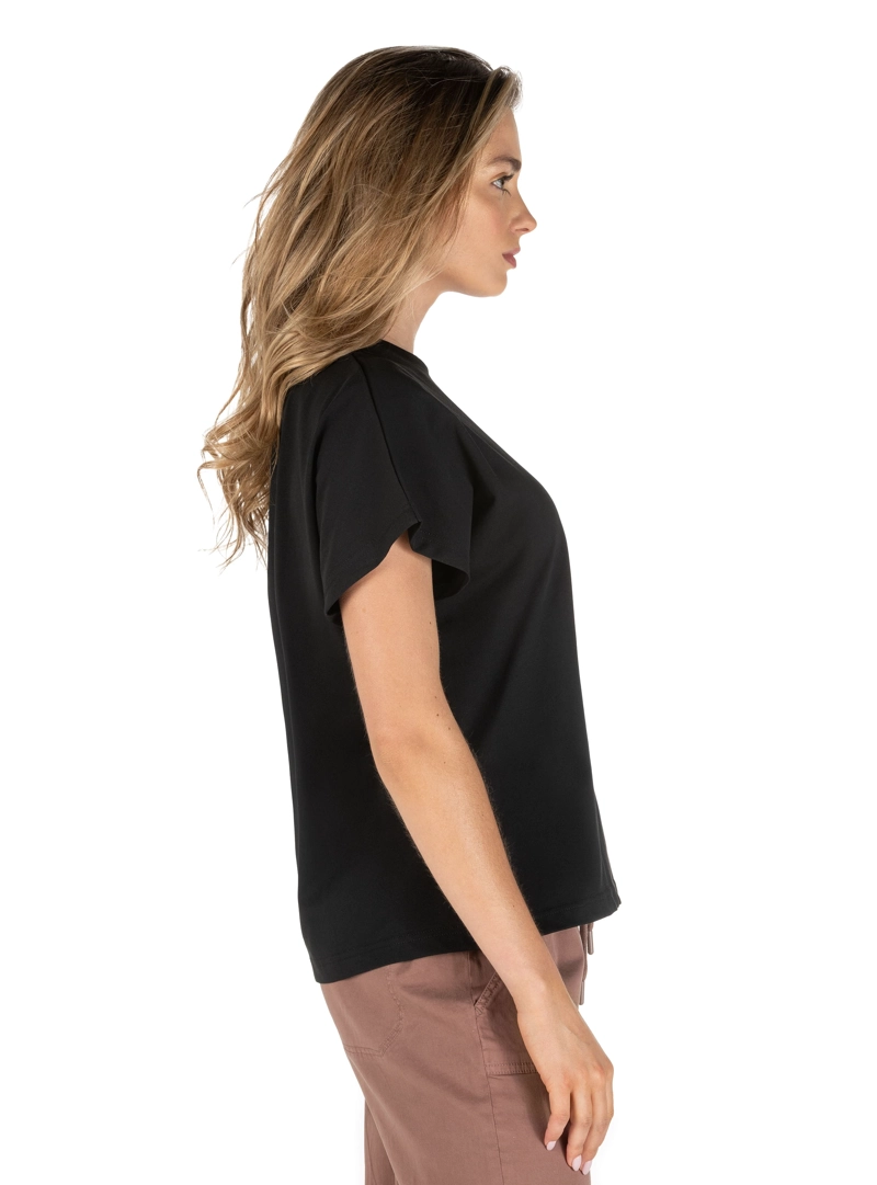 POLERA MUJER MANGA OVERSIZE PANAMA JACK - PJM002M | NEGRO - 4