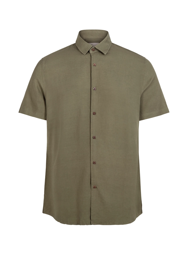 CAMISA LINO ALGODON HOMBRE PANAMA JACK - PJH004M | VERDE - 8