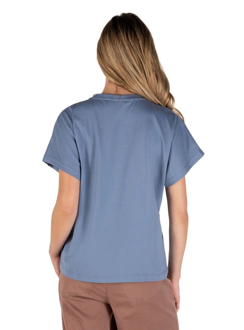 POLERA MUJER MANGA OVERSIZE PANAMA JACK - PJM002M | CELESTE - 3