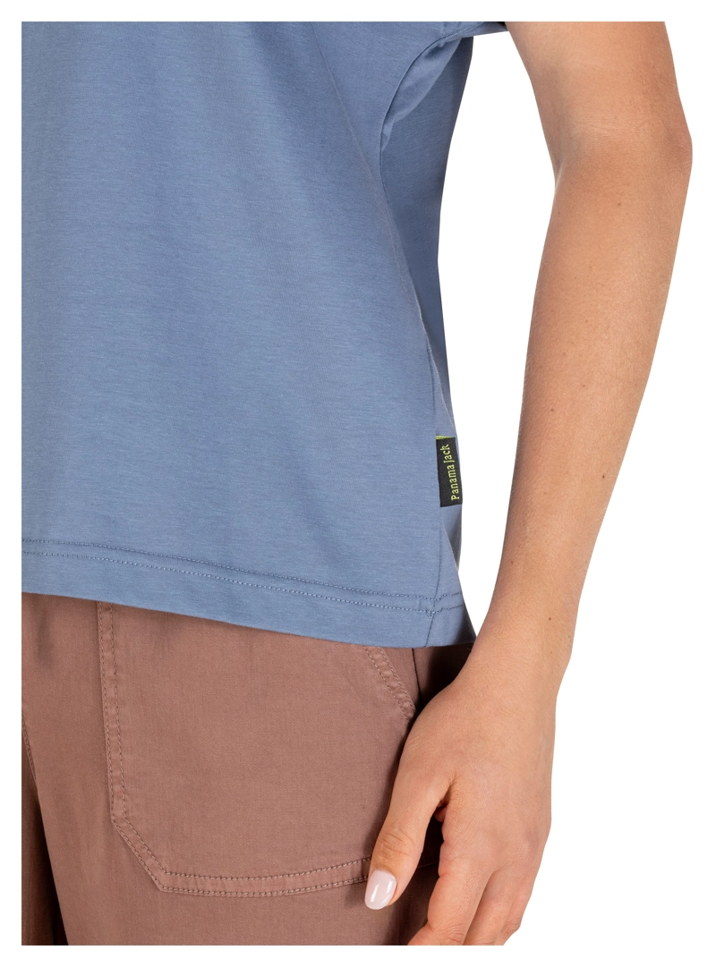 POLERA MUJER MANGA OVERSIZE PANAMA JACK - PJM002M | CELESTE - 6
