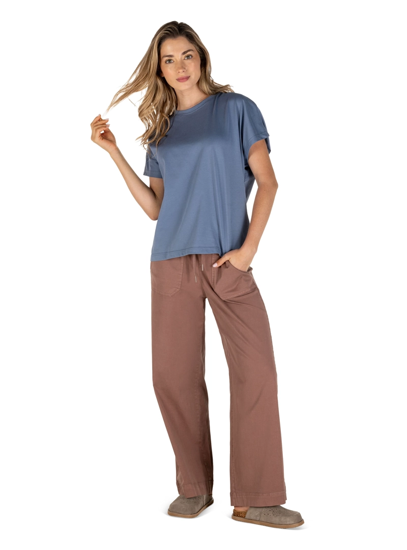 POLERA MUJER MANGA OVERSIZE PANAMA JACK - PJM002M | CELESTE - 8
