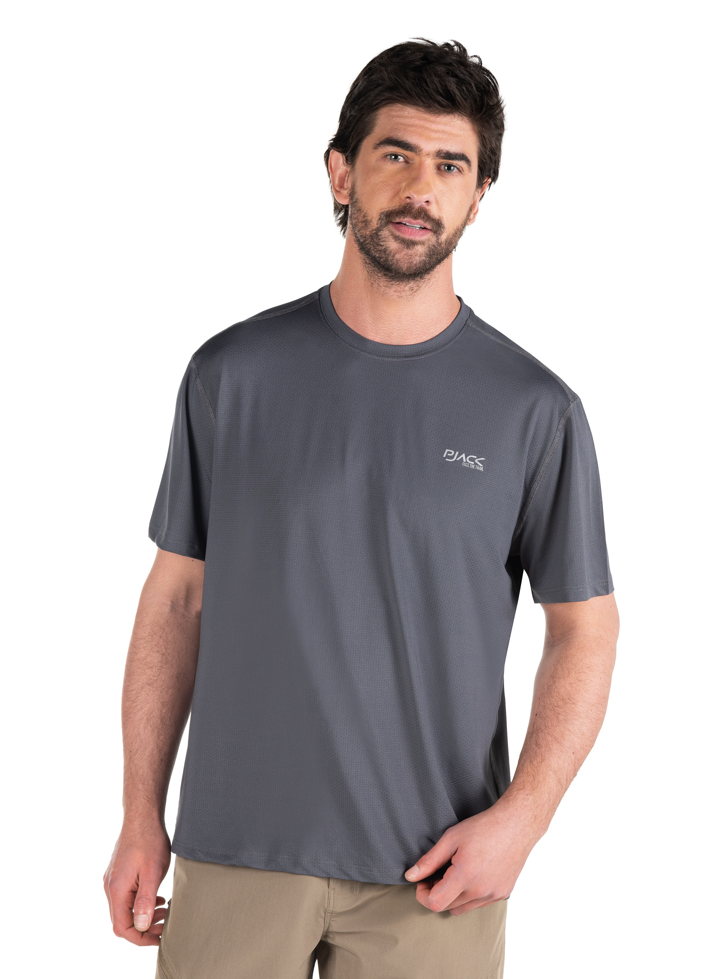 POLERA TRAINING HOMBRE PJACK - PAH001M | GRIS - 2