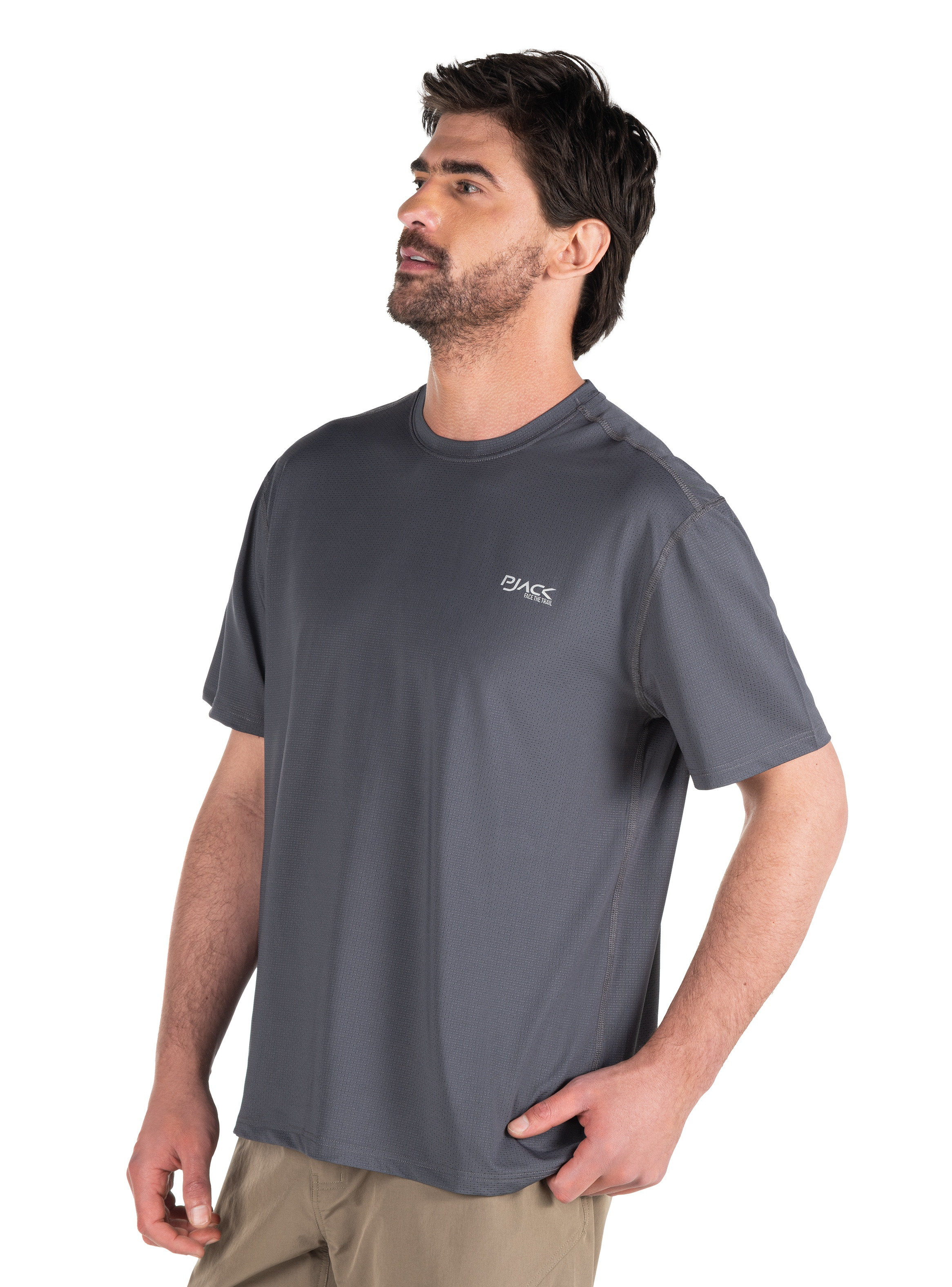 POLERA TRAINING HOMBRE PJACK - PAH001M | GRIS - 5