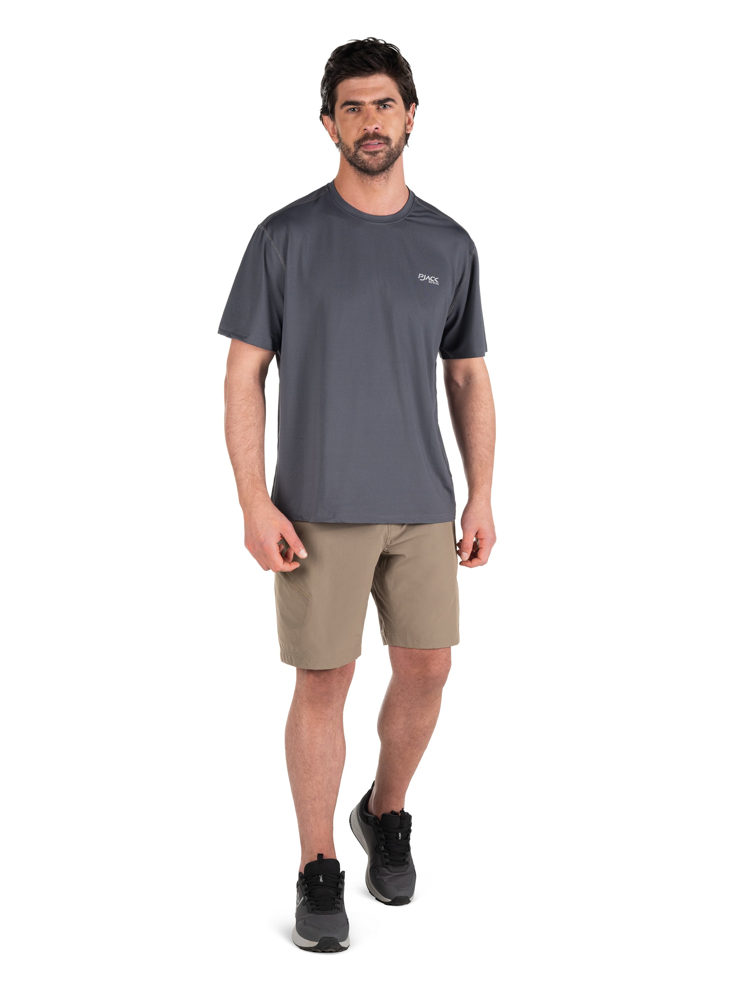 POLERA TRAINING HOMBRE PJACK - PAH001M | GRIS - 9