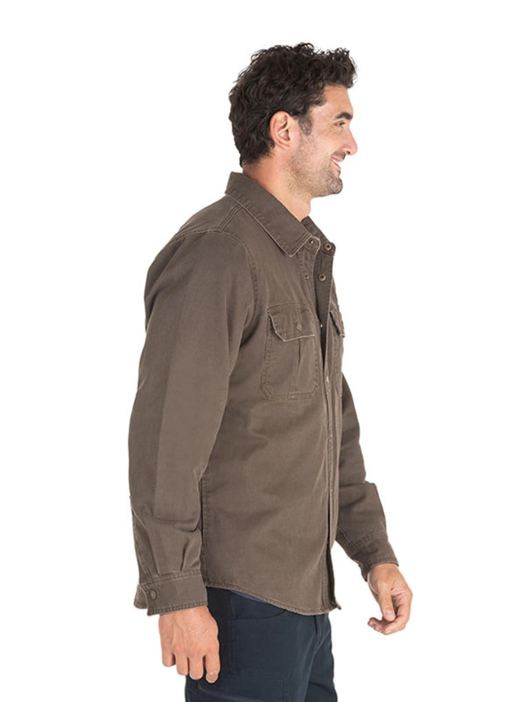 CHAQUETA OVERSHIRT TIPO MEZCILLA HOMBRE PANAMA JACK - J924 | MARRON - 3