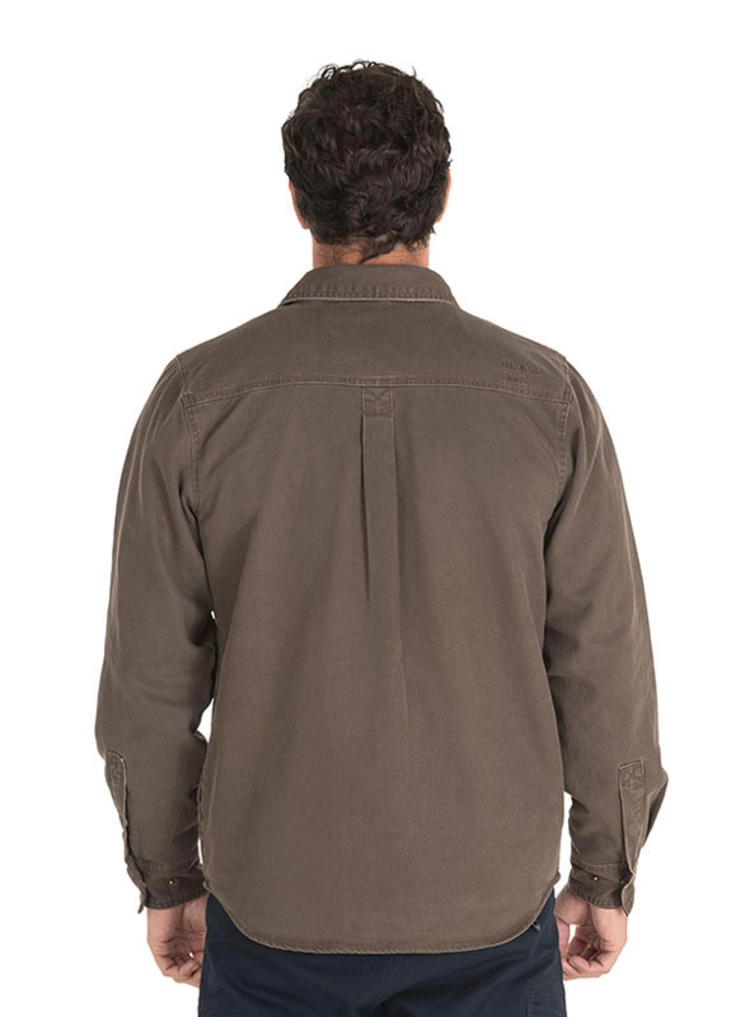 CHAQUETA OVERSHIRT TIPO MEZCILLA HOMBRE PANAMA JACK - J924 | MARRON - 4