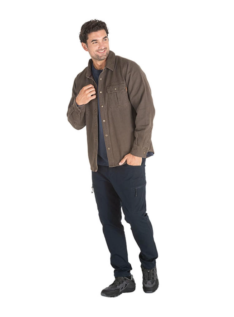 CHAQUETA OVERSHIRT TIPO MEZCILLA HOMBRE PANAMA JACK - J924 | MARRON - 6
