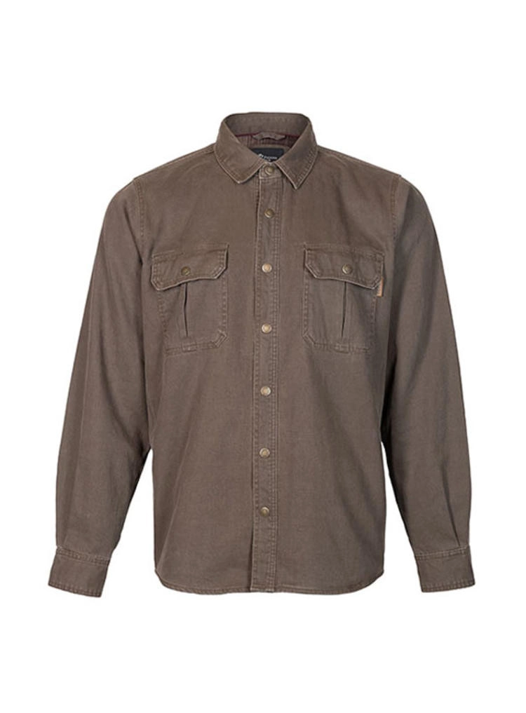 CHAQUETA OVERSHIRT TIPO MEZCILLA HOMBRE PANAMA JACK - J924 | MARRON - 7