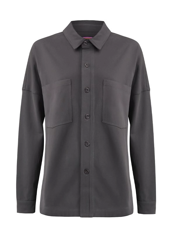 SOBRE CAMISA MUJER OVERSHIRT CASUAL PANAMA JACK - K845 | GRIS - 7